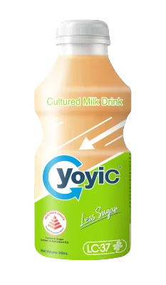 YOYIC 乳酸菌低糖 YoyiC Live Less Sugar Lactobacillus Bottle Drink 340ML x 24 Bottles