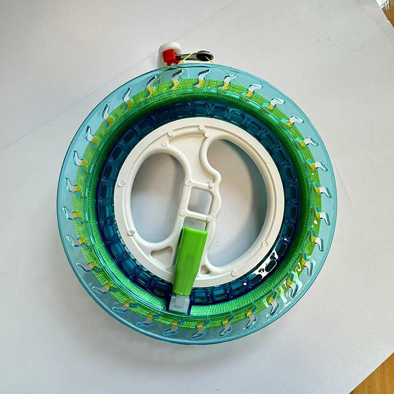 【Youer】 1 Piece 200 300 400m diều Reel Winder lửa bánh xe chuỗi bay xử lý công cụ Chuỗi Dòng ngoài trời Vòng màu xanh cho fying diều