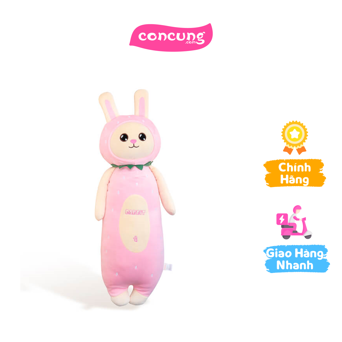 Thú nhồi bông gối ôm thỏ con Animo (TĐ)