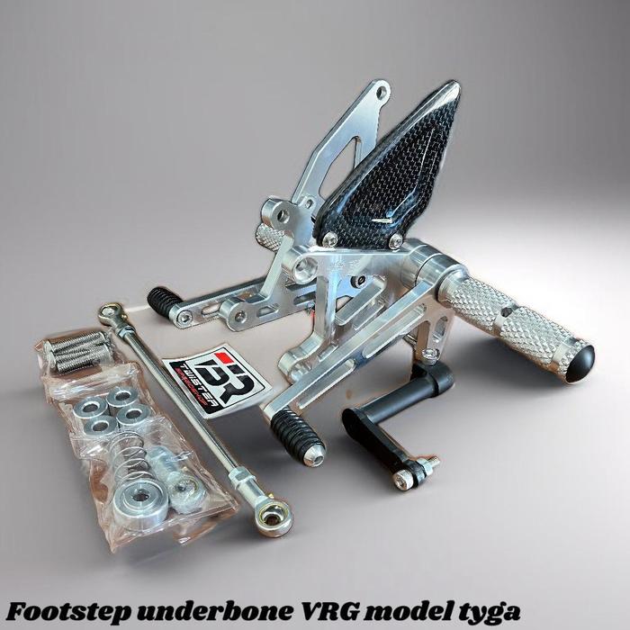 PROMO- FOOTSTEP UNDERBONE VRG MODEL TYGA NINJA R NINJA SS NINJA RR - LIONEL STORE Harga 1,560,000 rupiah*Gratis Ongkir