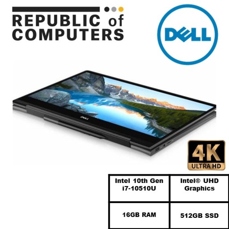 (READY STOCK)DELL Inspiron 13 7300 2in1/7300-10515SGL-UHDT 13.3/I7-10510U/16GB RAM/512GB SSD/WIN 10/TOUCH
