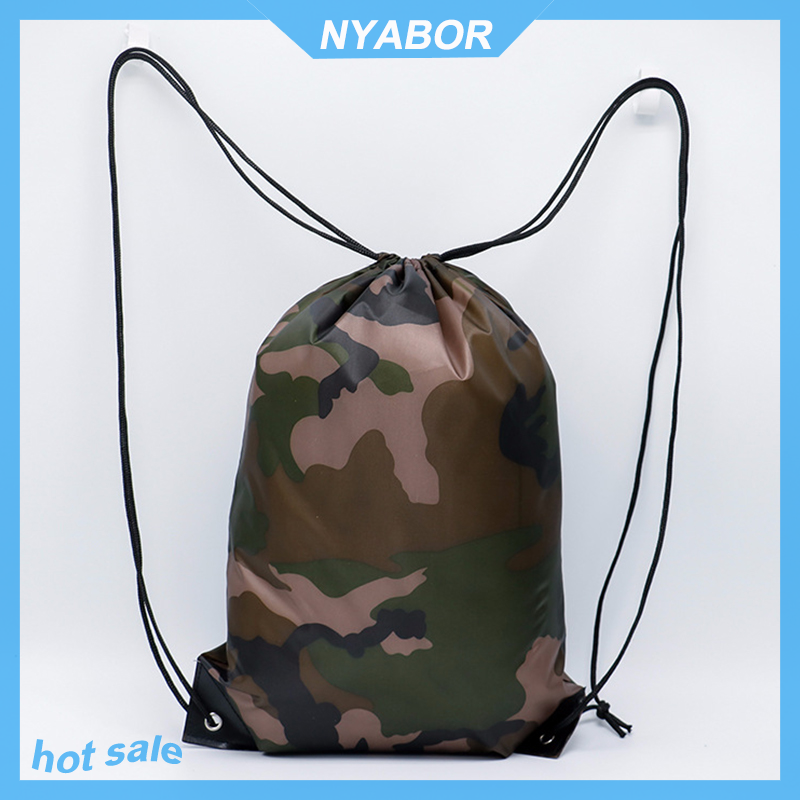 NYABOR Ngụy trang Ba lô phòng tập thể dục Túi du lịch thể thao ngoài trời Túi Trọng lượng nhẹ Cắm Trại Đi Bộ Đường Dài