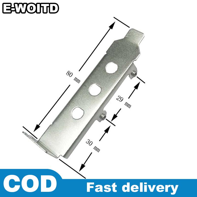 E-WOITD Low Profile Half Size Host Case Bracket For Pci-e Pci Express Wifi Card 8cm