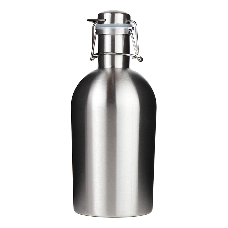 (ETGY) Stainless Steel Leak Proof Flip Top ,Stainless Steel Beer , Keeps Homebrew Fresh with Airtight Seal