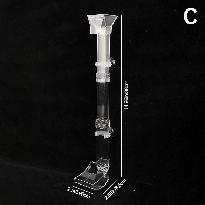 [JIESHENG] Flash Sale Bộ ống cho ăn trong suốt cho bể cá, dụng cụ cho tôm ăn bằng acrylic, hộp đựng thức ăn, phụ kiện và công cụ cho bể cá - 4