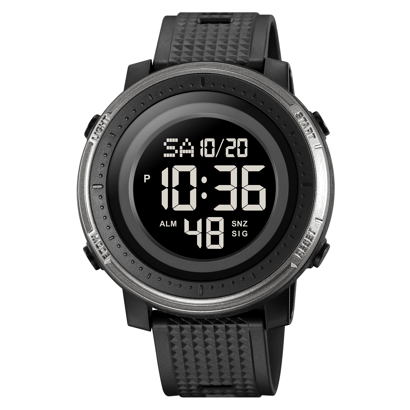 Đồng hồ Skmei Cho Nam Giới nguyên bản Mới Về 5BAR Không Thấm Nước 2time báo thức bấm giờ Ngày Tuần Đ