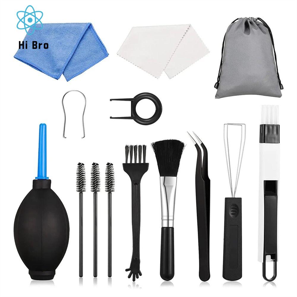 Junru3703 Bàn Phím Cơ Bàn Phím dụng cụ vệ sinh Bụi Quét Màn Hình Làm Sạch Máy Tính Bộ Làm Sạch Đa-Funcational que nạy Bàn phím Máy Ảnh Sạch Set Cho Máy Tính Xách Tay/Máy Tính Bảng/Tai Nghe