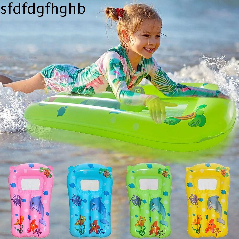 SFDFD PVC Đồ chơi bể bơi bơm hơi rooxin Bơm hơi Trẻ em Võng nổi trên nước Đồ chơi nước tắm cho trẻ mới biết đi Ván lướt sóng Phao bơi bơm hơi cho trẻ em Đồ chơi mùa hè