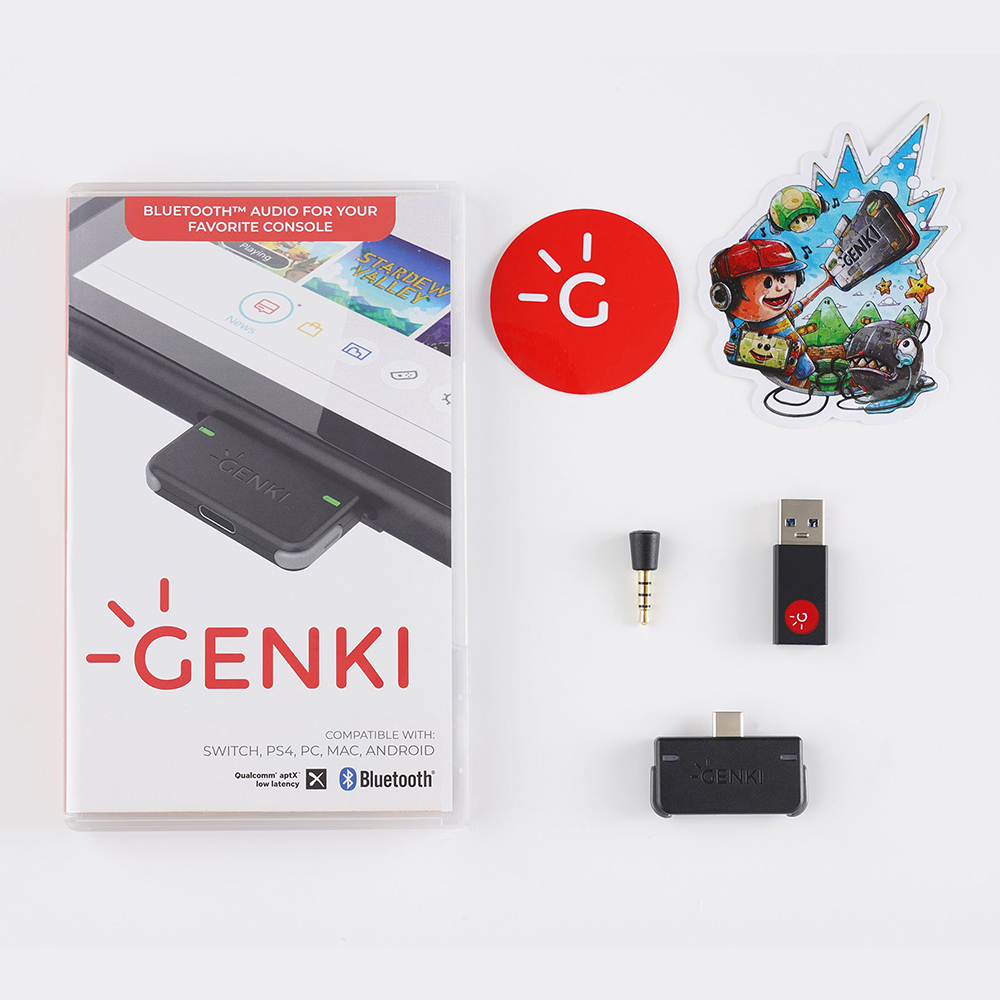 Genki อุปการณ์เสริม Nintendo Switch Genki Bluetooth Audio Adapter ราคา 1,690 บาท*ส่งฟรี