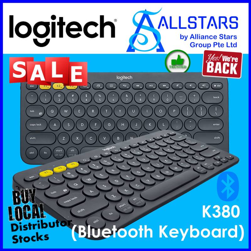 ALLSTARS : We are Back / Keyboard Promo) LOGITECH K380 Multi-device Bluetooth Keyboard (Black : 920-007596 / Blue : 920-007597 / Rose : 920-009579 / White : 920-009580) (Local Warranty 1year with Local Distributor BanLeong) Singapore