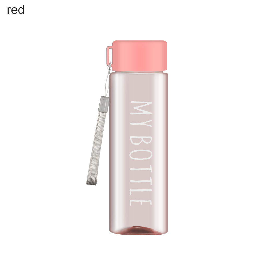 HATTIE 500ml Mùa hè Nhựa Cầm tay Chai nước Cốc nước ép cà phê Cúp nước thể thao Bình uống nước - 6