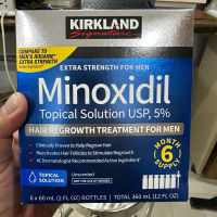 Dung Dịch Mọc Râu Và Tóc Hiệu Quả Của Mỹ Minoxidil 5% Kirkland 6x60ml