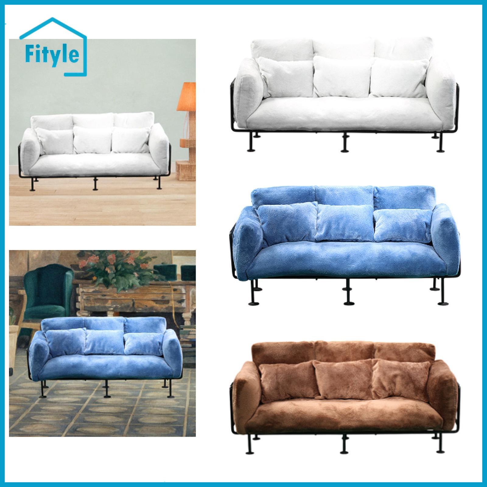 1/6 Scale Living Room Sofa for 12" Action Figures Fairy Garden Model Toy Micro Landscape DIY Scenery Mini Sofa Ornament ราคา 3,702 บาท*ส่งฟรี