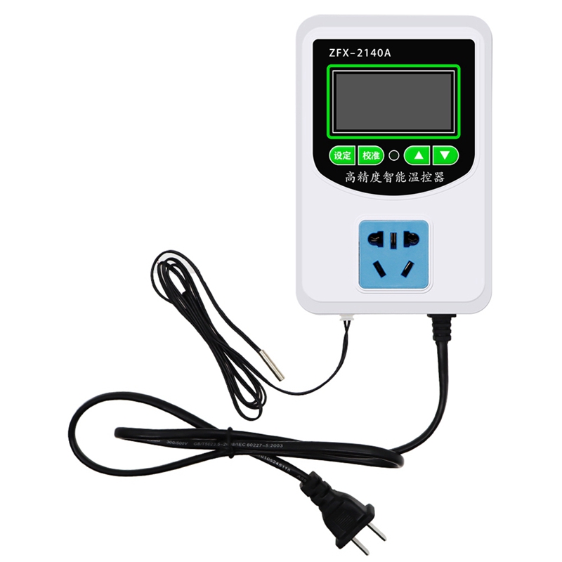 (FZIQ) ZFX-2140A High Precision Intelligent Thermostat Temperature Controller Switch US Plug
