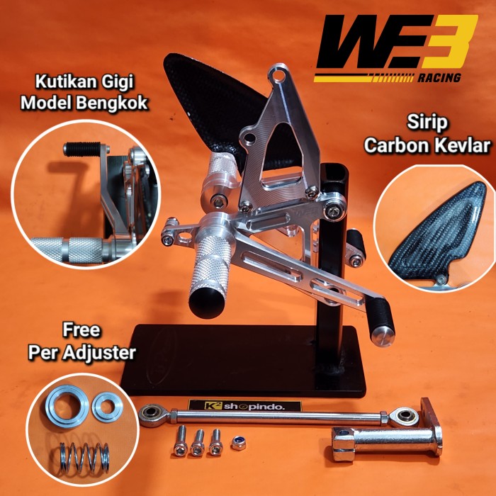 PROMO- FOOTSTEP UNDERBONE WE3 X BPRO NINJA R SS RR 150 COPY TYGA - CRIOZ STORE Harga 1,511,000 rupiah*Gratis Ongkir