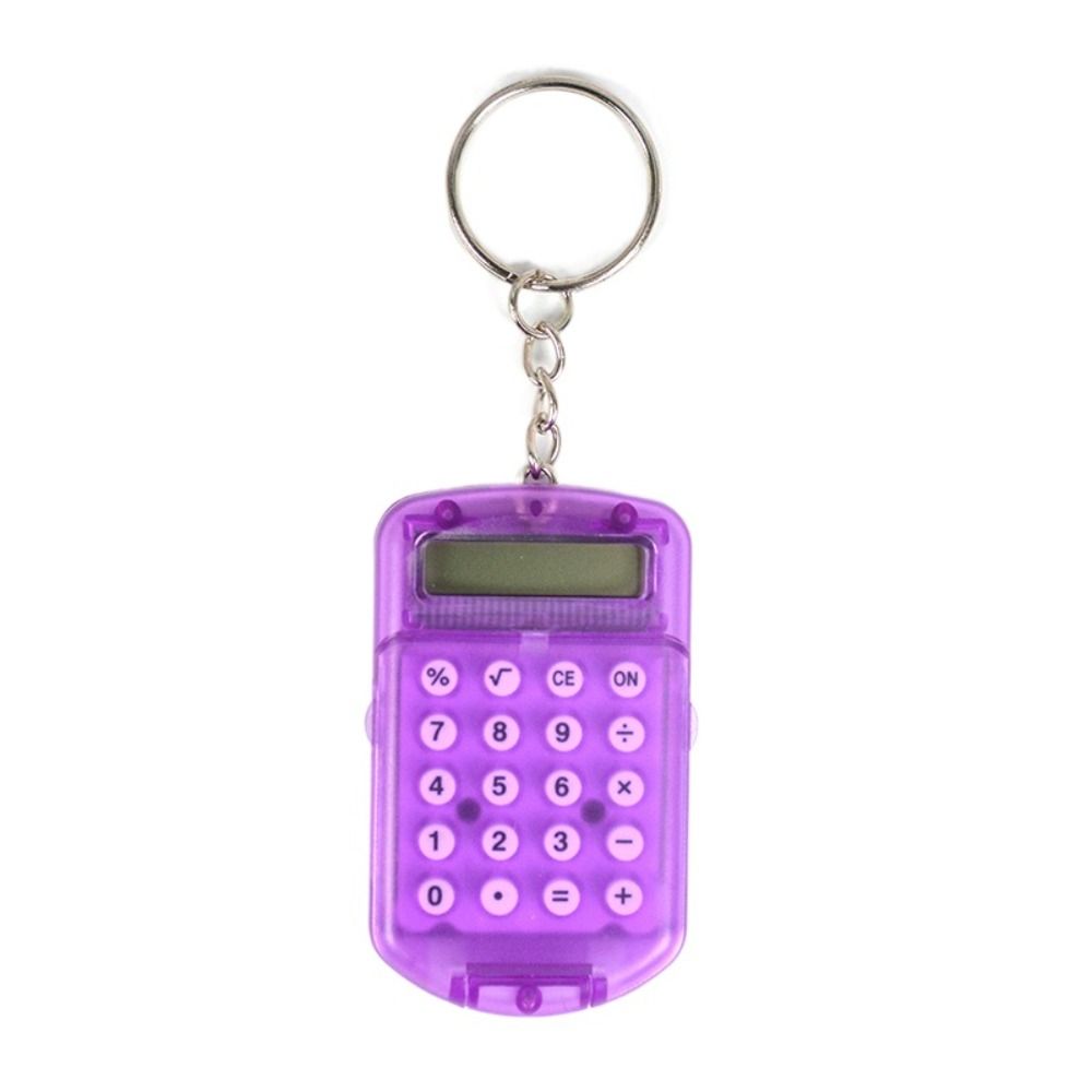 CHENJIE Đa chức năng Máy tính Sáng Tạo Hiển thị 8 chữ số Đồ dùng học tập  Mini Móc chìa khóa Văn phòng - 8
