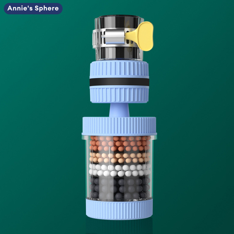 Annie's Sphere Six-Layer Faucet Filter Splash-Proof Nozzle Kitchen Water Purifying Plant Modern Simple Design Healthy Water ราคา 10 บาท*ส่งฟรี
