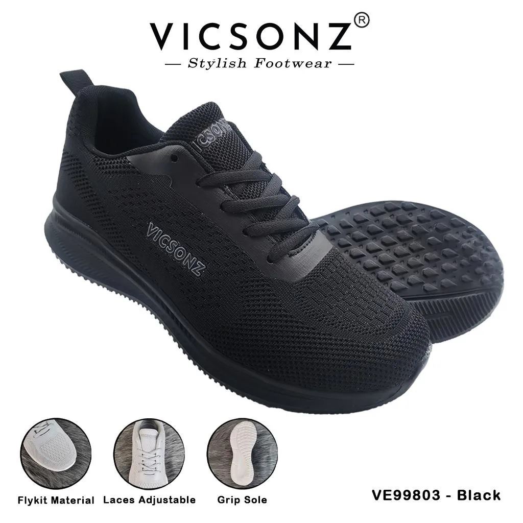 Vicsonz Women Sneaker VE99803 Black