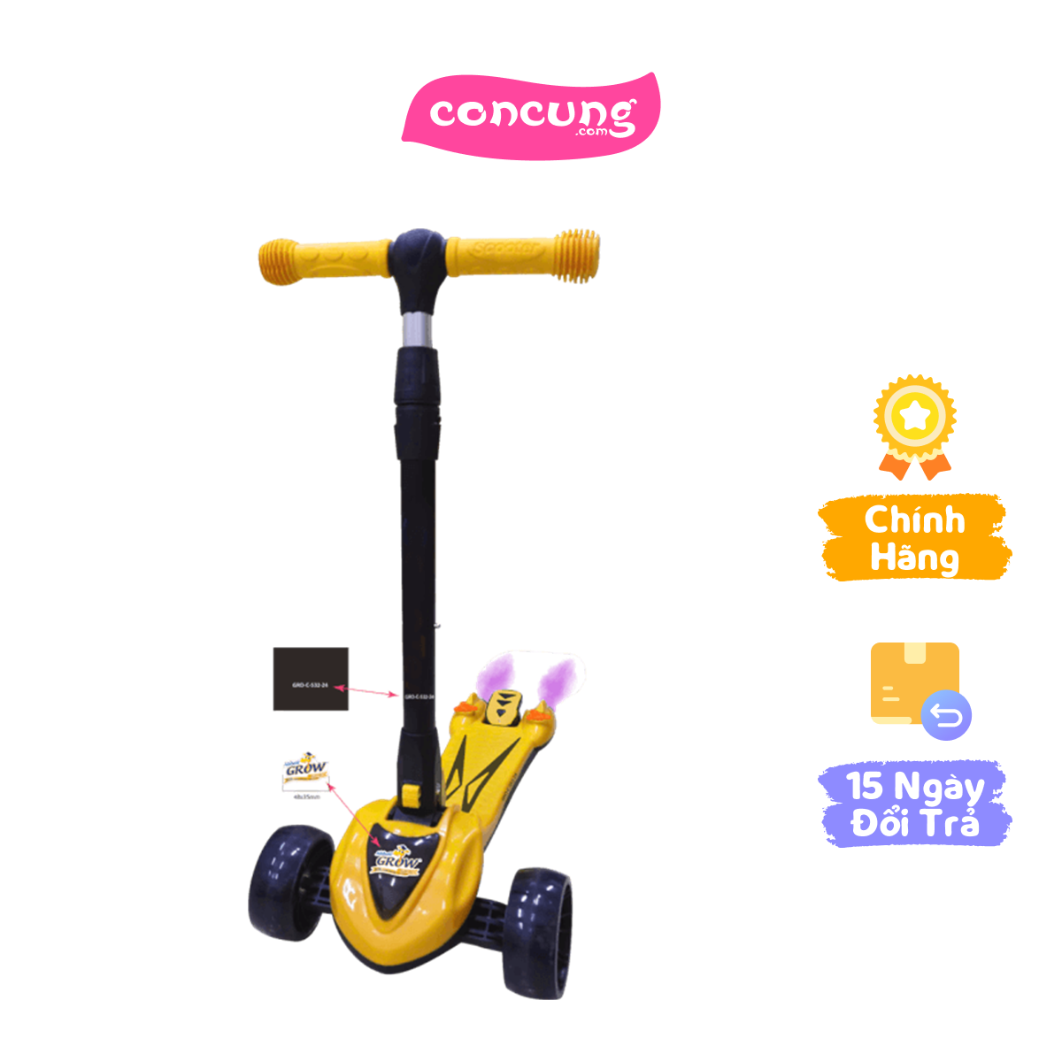 QT Abbott - Xe scooter Grow