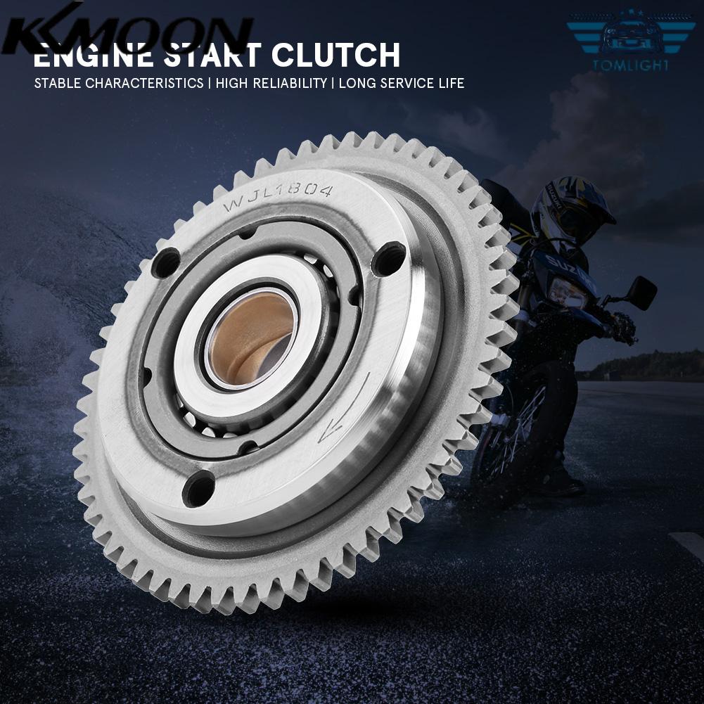 KKmoon Bắt đầu Bộ ly hợp Chính hãng Chống mài mòn tiêu chuẩn Bắt đầu Thay thế cụm ly hợp cho Lifan CG200 CG250 cho xe máy