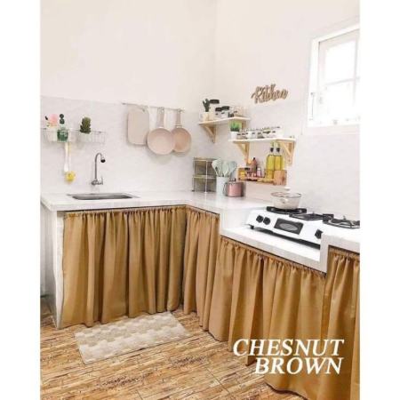 🌟 Kitchen Sink Curtain  Standard Size 60*30 inches 🌟🌟