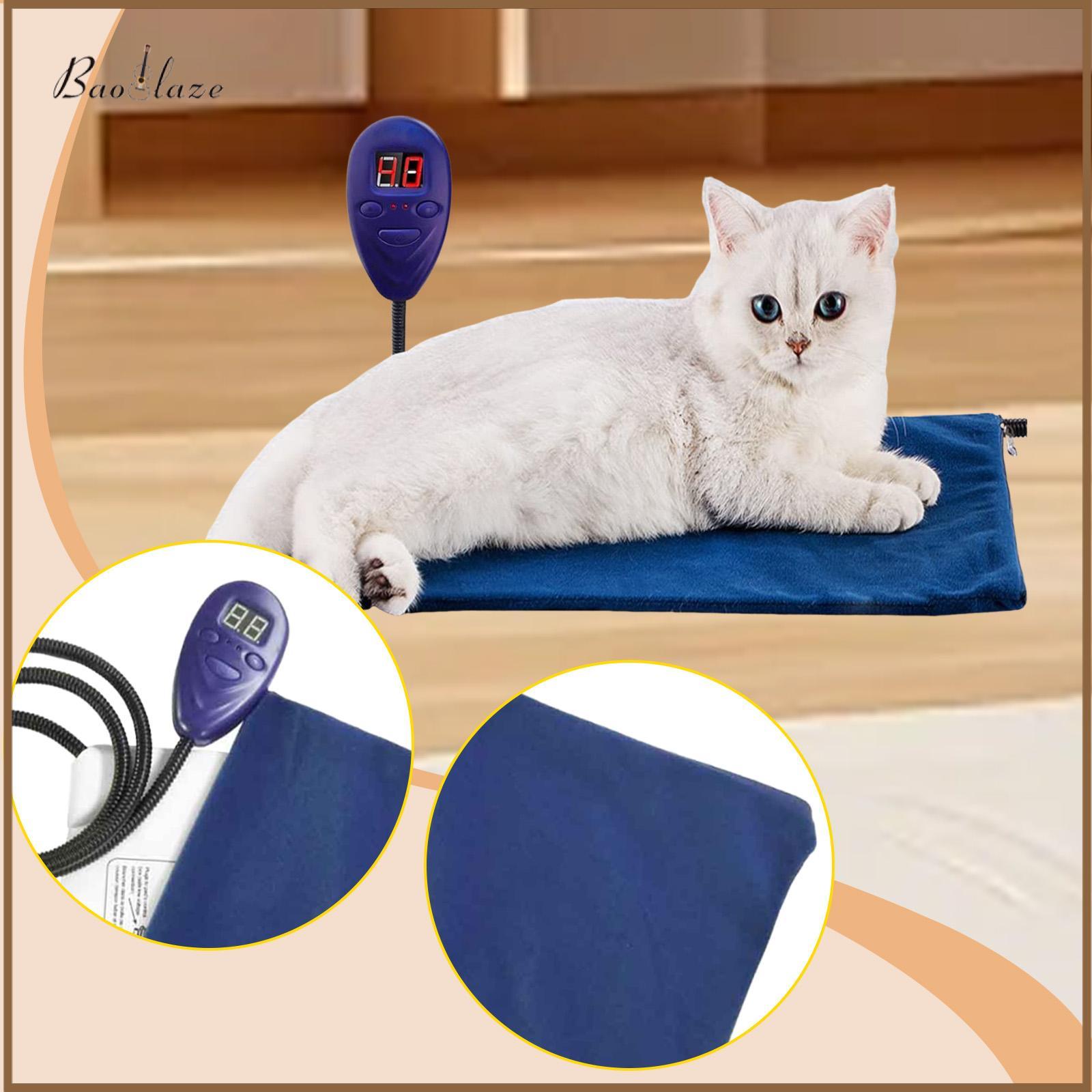 Pet Heating Pad 40cmx30cm Scratchproof Soft Cat Heating Mat for Couch Dorm ราคา 1,795 บาท*ส่งฟรี