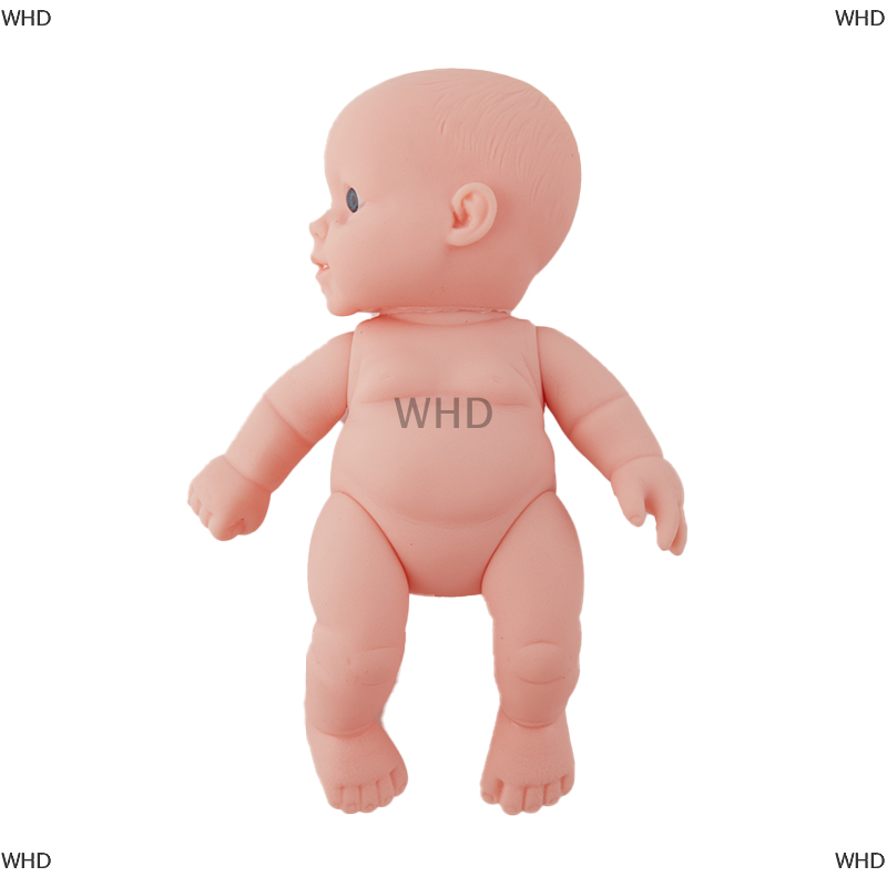 THM Búp bê em bé 12cm thực tế mô hình mô phỏng trẻ sơ sinh bằng nhựa vinyl