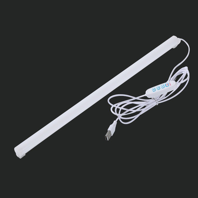 Uliekhy LED Multifunctional Light Tube 3 Light Colors 9 Level Dimming Light Bar Light Strip For Cabinet Shelf Desk And Monitor Lighting