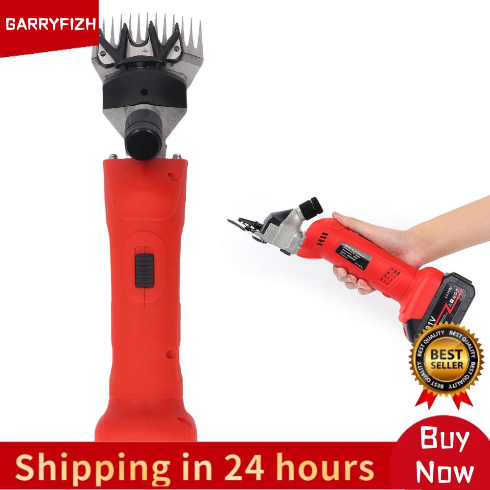 GARRYFIZH กรรไกรตัดขนแกะ Oreilet ไร้สาย 2800RPM กรรไกรตัดเล็บไฟฟ้าระดับมืออาชีพพร้อมแบตเตอรี่ 2 ก้อน 6 ความเร็วเหมาะอย่างยิ่งสำหรับการโกนขนขนสัตว์ในโคแพะและปศุสัตว์ในฟาร์มอื่น ๆ (ปลั๊ก US) ราคา 4,073 บาท*ส่งฟรี