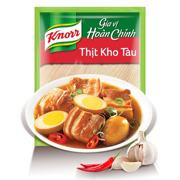 Gia vị hoàn chỉnh Knorr - Thịt kho tàu 28g (Gói)