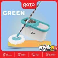 Goto Spin Mop Pel Lantai Putar Pembersih Lantai Super Mop 2 in 1