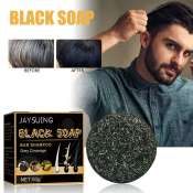 "HOLD LIVE Black Hair Shampoo Bar Soap - Anti Hair Loss"
