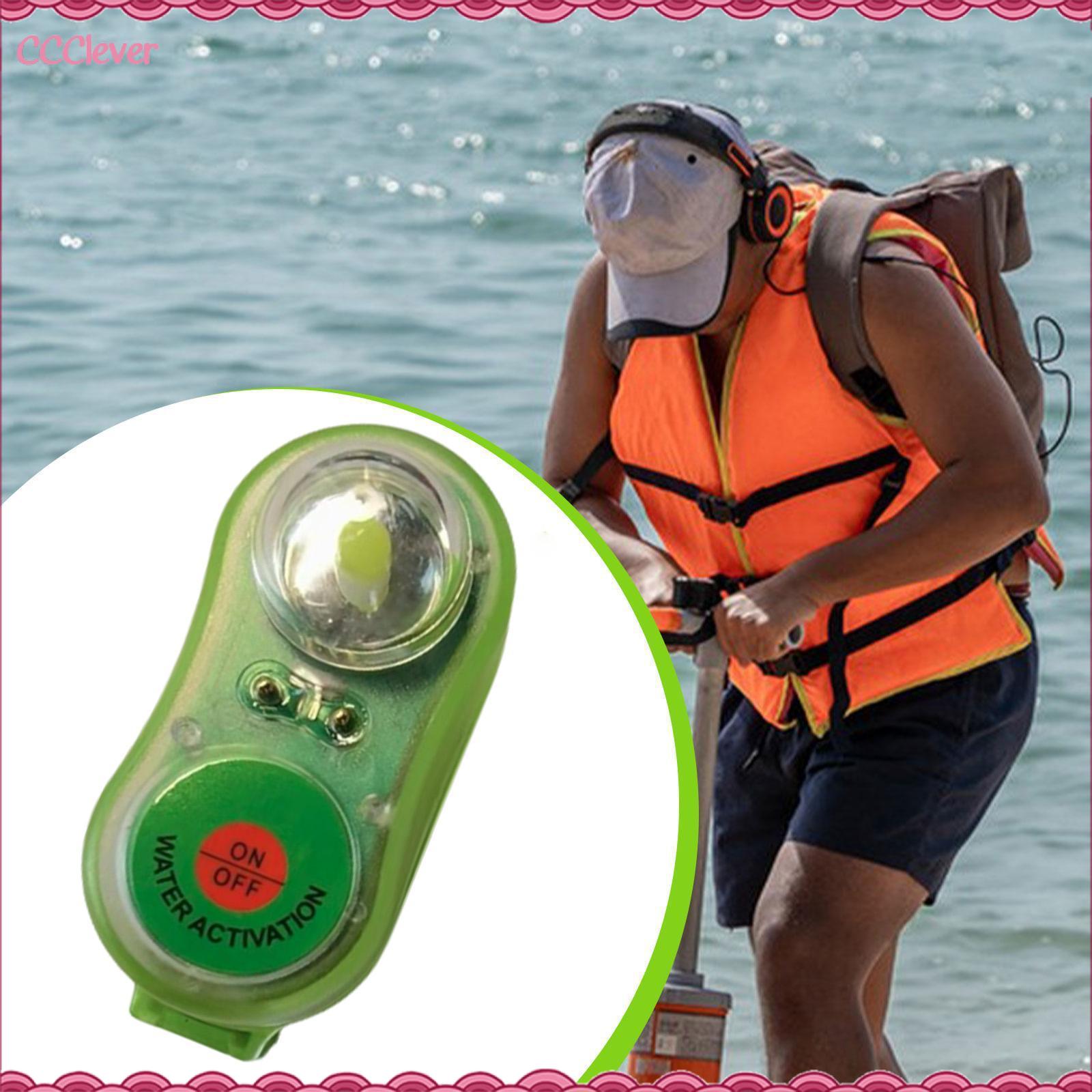 Ccclever Áo phao ánh sáng Bánh dẫn nhấp nháy cho tàu chở hàng Chèo thuyền câu cá cắm trại