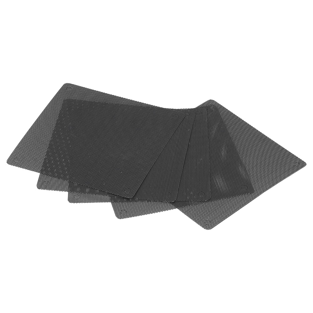 BUTTOC 10PCS 120mmx120mm Bộ lọc bụi PC Vật liệu PVC Lưới siêu mịn Vỏ quạt chống bụi Cài đặt dễ dàng Đen Bộ lọc quạt tản nhiệt PC Thùng máy tính Giá 74,000 Đồng*Miễn phí vận chuyển