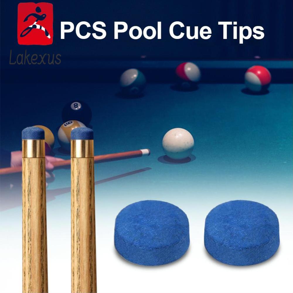 Lakexus 20 cái đầu da Gậy bida 10/12/13mm đầu da xanh mỏng một lớp với phụ kiện bida bột chống ẩm