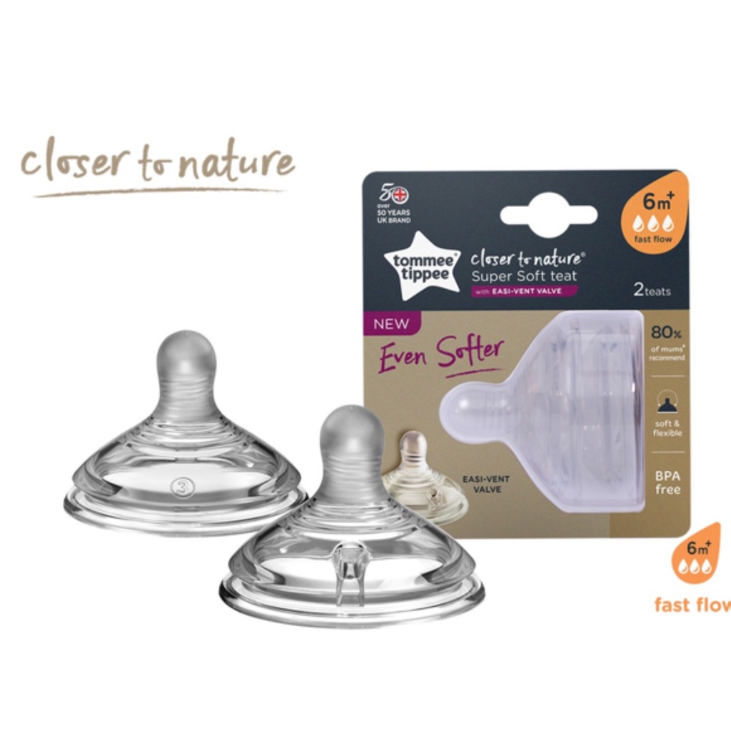 Núm ty silicon Tommee Tippee Closer to Nature a