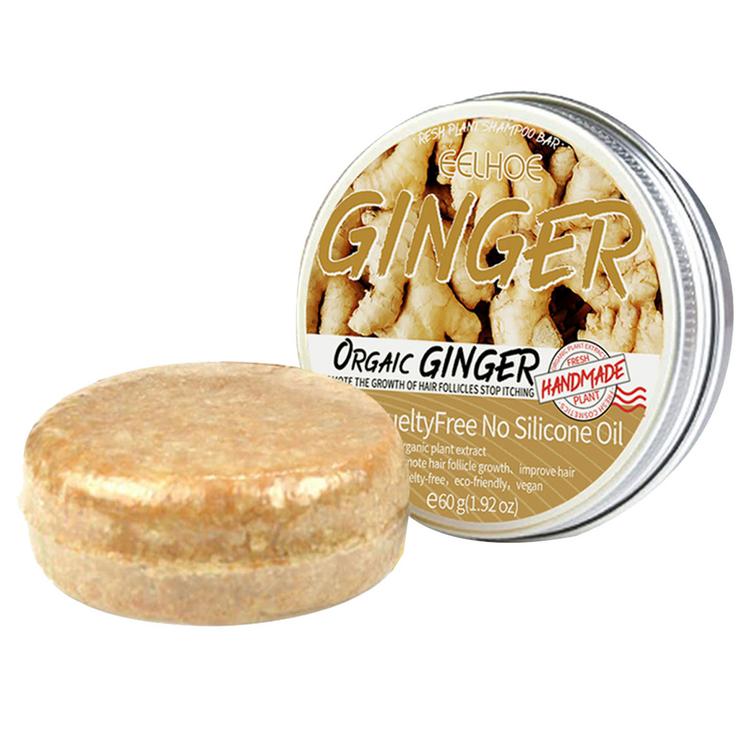 Natural Organic Ginger Shampoo Bar Anti-Hair Loss Natural Ginger Shampoo Soap Natural Organic Ginger Shampoo Bar Promotes Hair Growth upgrade