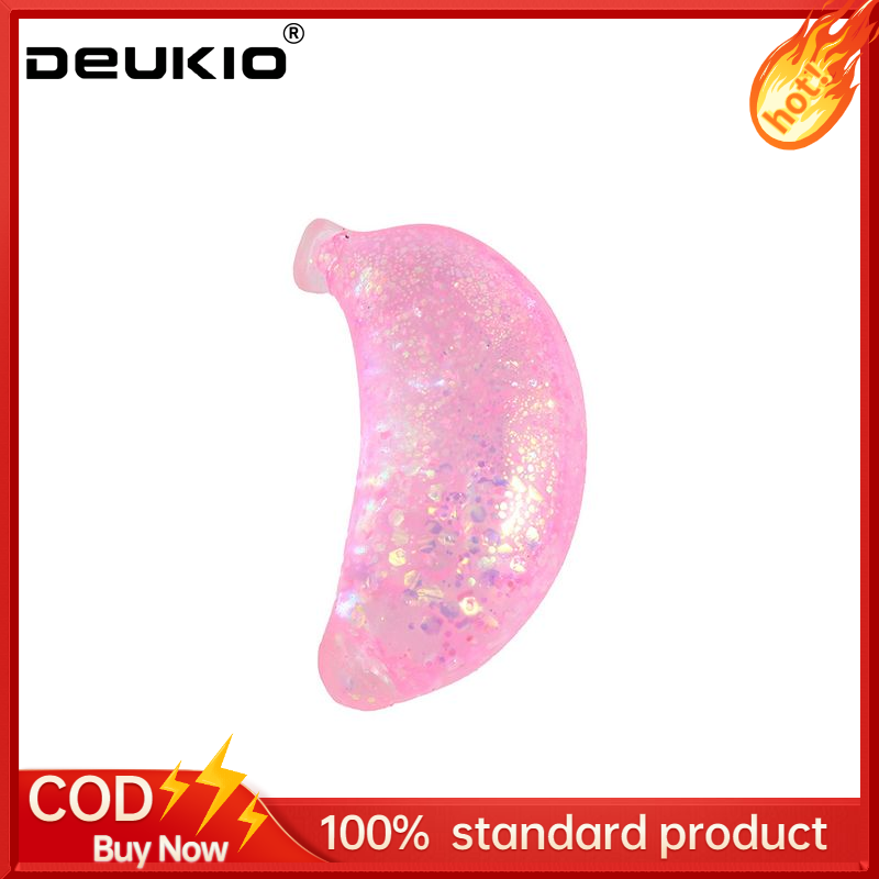 DEUKIO Creative Banana Stress Relief Toy Soft Squishy Slow Rebound Anti-Stress Fidget Fun for Adults and Kids ราคา 36 บาท*ส่งฟรี