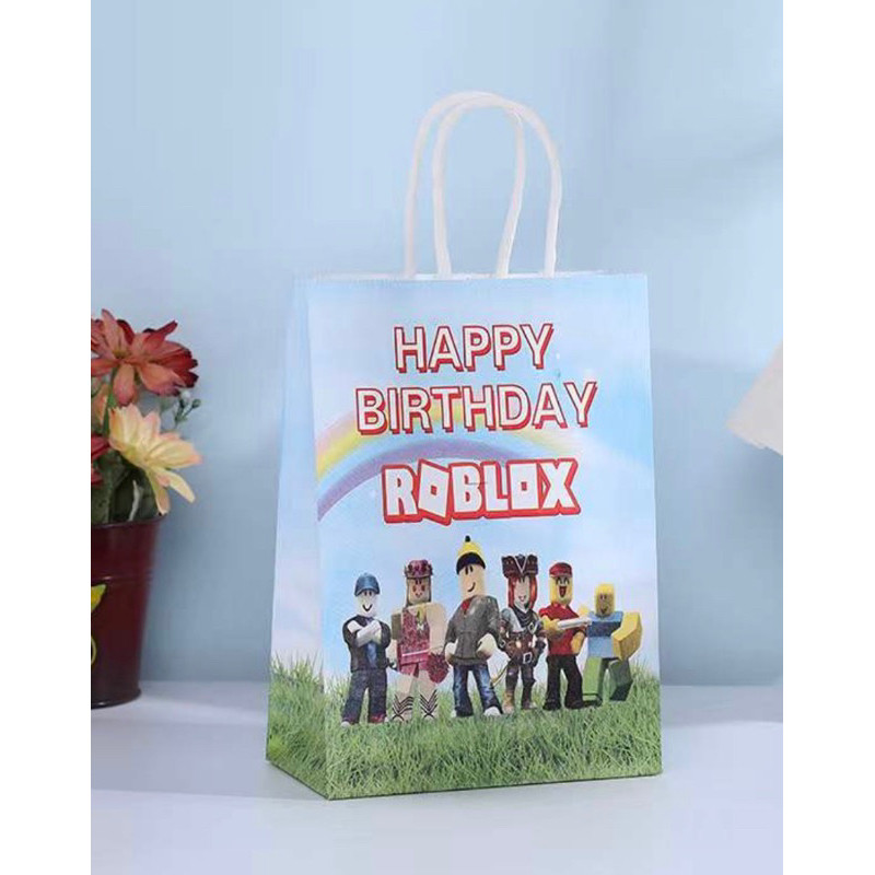 LYCOTTEᵐʸ Beg Kertas Hadiah Kartun Beg Hadiah Hari Jadi Paper Bag Cartoon Doorgift children Gift Bag Birthday