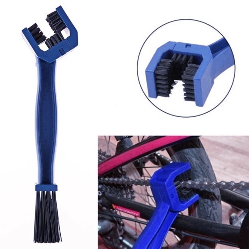 Đi xe máy đi xe đạp Xích Xe Đạp bàn chải làm sạch Grunge bàn chải ngoài trời Cleaner công cụ chà sàn
