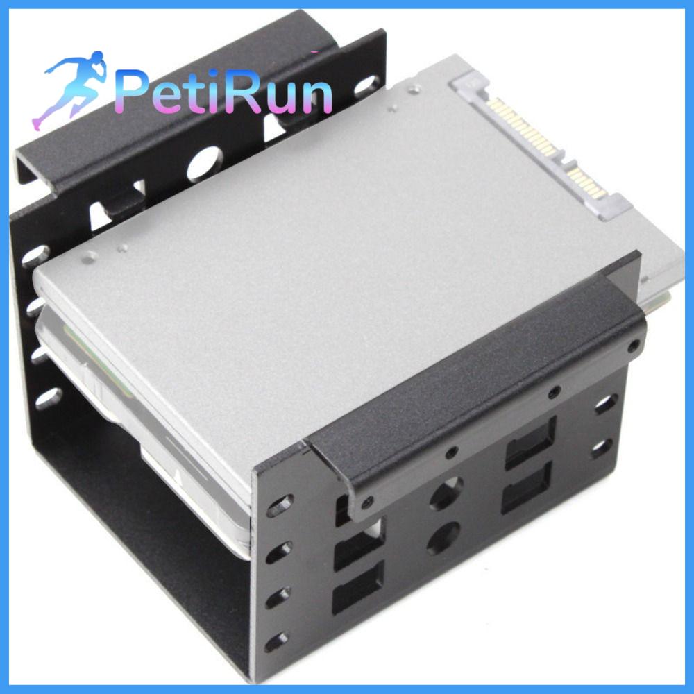 PETIRUN 4 Vịnh Khoang ổ cứng Hợp  nhôm 2.5 inch đến 3.5 inch Khay ssd  Với ốc vít Đế giữ