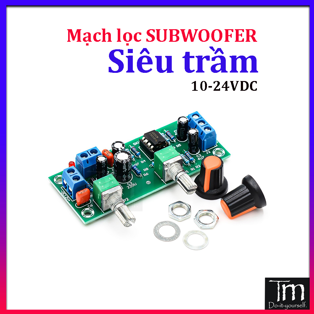 Mạch chỉnh âm sắc loa siêu trầm subwoofer