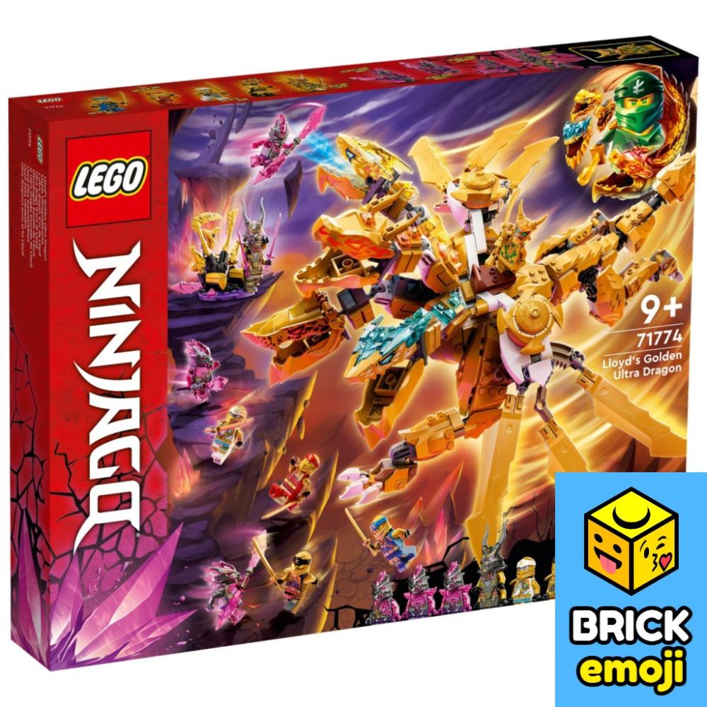 LEGO 71774 NINJAGO Lloyd’s Golden Ultra Dragon Đồ chơi khối xây dựng