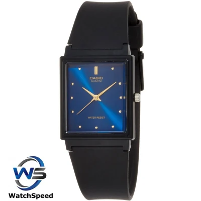 Casio MQ-38-2A MQ38-2A Classic Quartz Analog Blue Dial Rectangular Men's Watch
