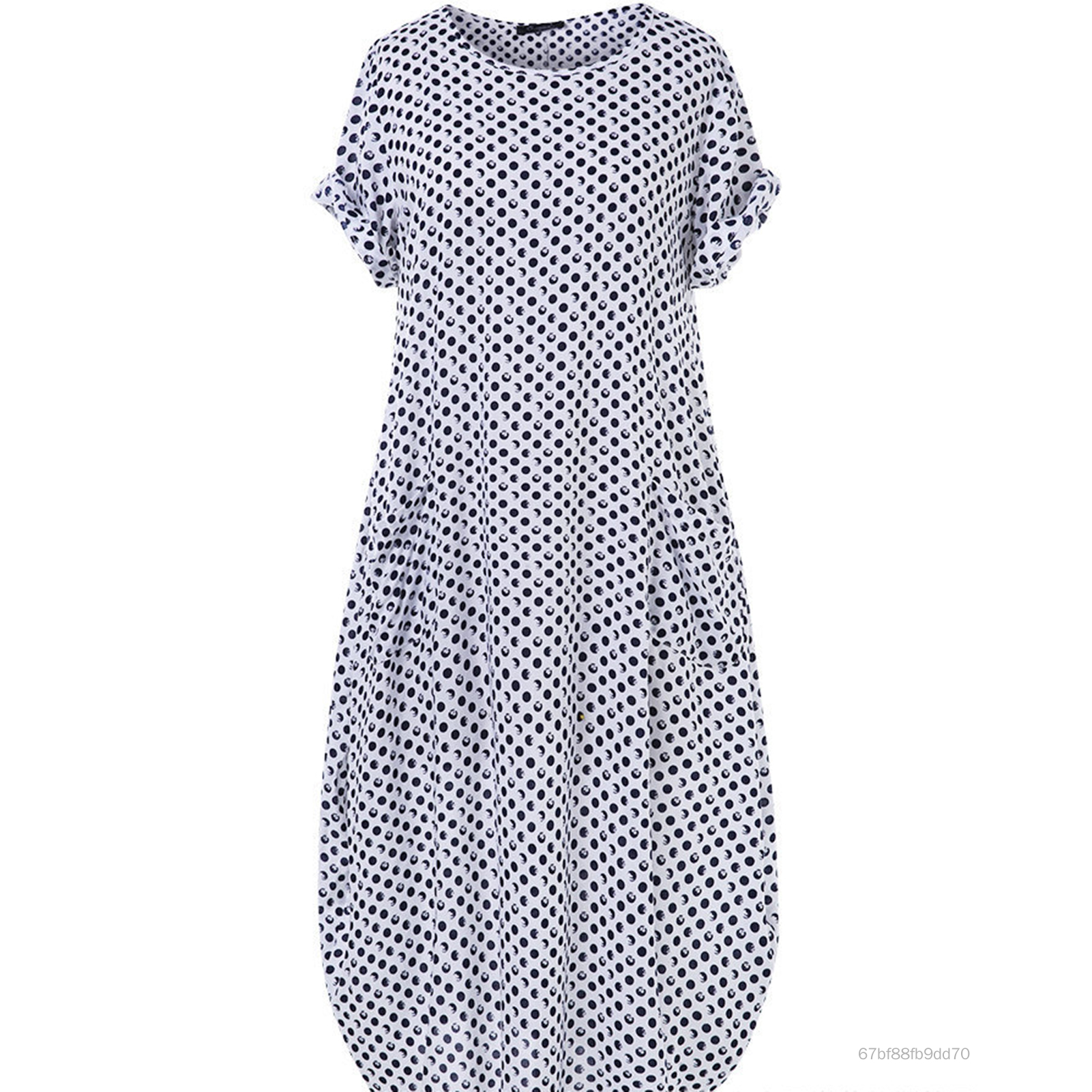 Women Casual Summer Dress Skin-friendly Dress Pullover Flowy Dress S-5XL Size for Girl Woman 5LA-ljj-VN - 3