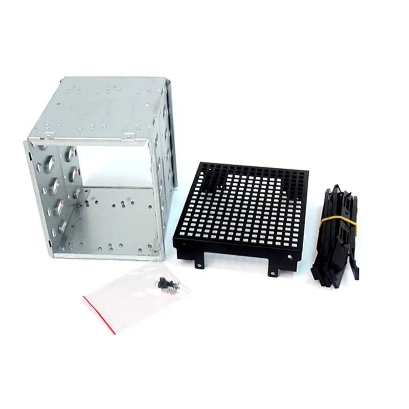 【Worth-Buy】 Hard Drive Cage For Sata Sas Hdd Cage Rack With Fan Space For Computer Sata 5.25  To 5x 3.5'' Large Space W3jd