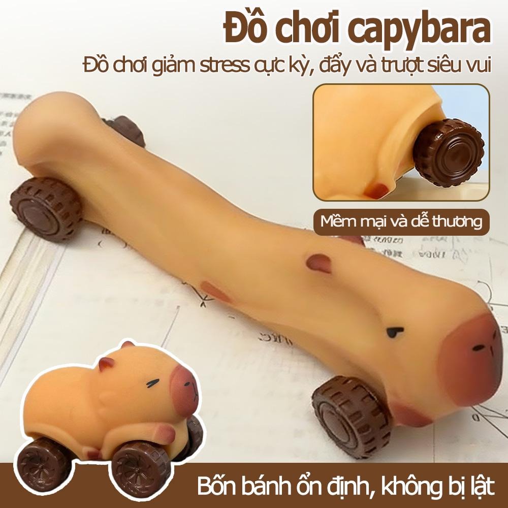 xe đi bộ Capybara giảm stress, mềm mại, bánh xe mài mòn, dễ biến hình, vui chơi văn phòng nhà