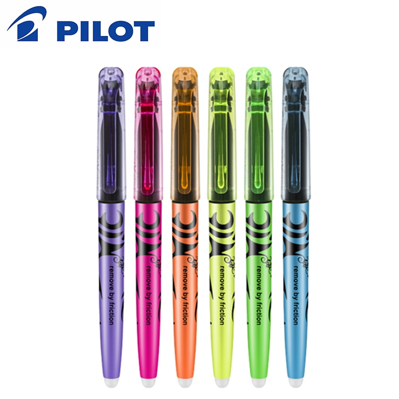 1pcs Pilot Erasable Highlighter Pen Hot Disappear Frixion
