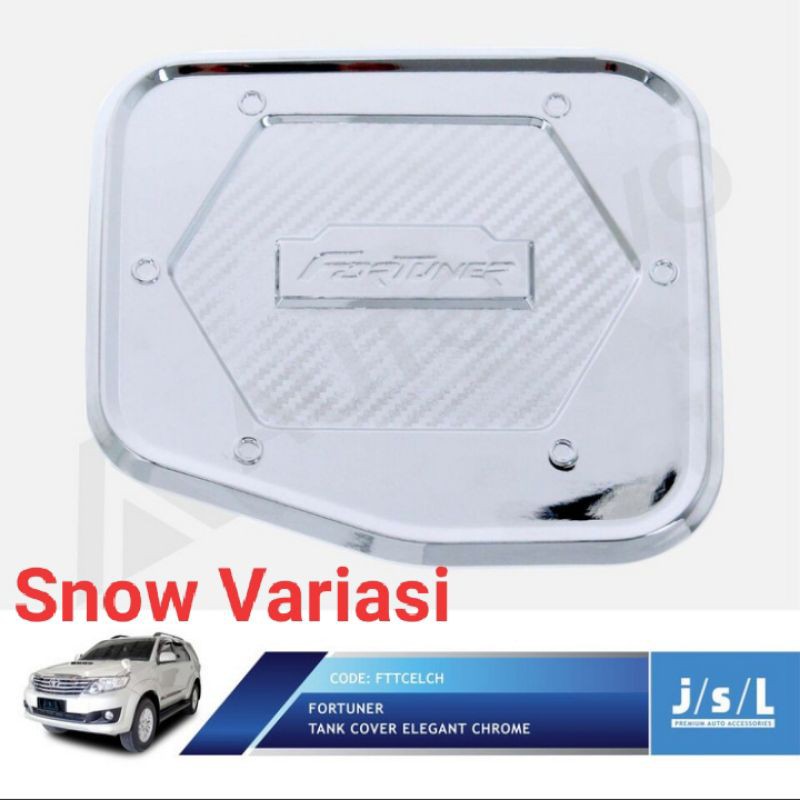 Toyota Fortuner tutup tangki mobil tank cover elegant chrome JSL Harga 50,000 rupiah*Gratis Ongkir