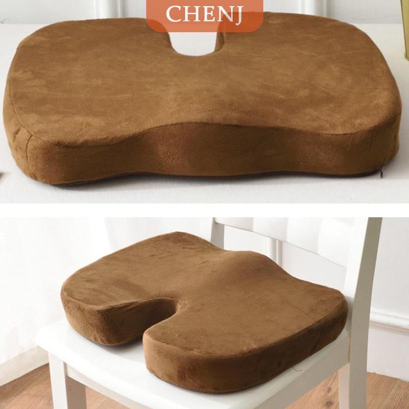 [COD] CHENJ หมอนรองนั่งรูปตัวยูเมมโมรี่โฟมรองนั่งสำหรับเก้าอี้เบาะรองนั่งรถยนต์สำนักงานรองรับสะโพกหมอนนวดออร์โธปิดิกส์ ราคา 224 บาท*ส่งฟรี